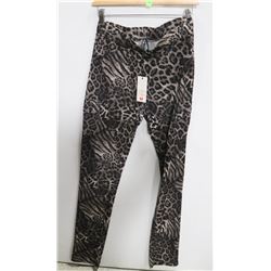 RED DRAGON CHEETAH PRINT WOMENS LEGGINGS