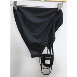 RED DRAGON WOMENS BLACK ONE PIECE BATHING SUIT