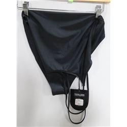 RED DRAGON WOMENS BLACK ONE PIECE BATHING SUIT