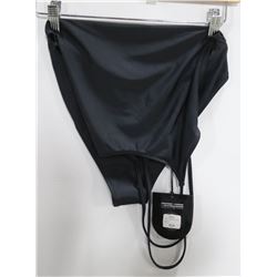 RED DRAGON WOMENS BLACK ONE PIECE BATHING SUIT