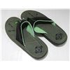 Image 1 : VOLCOM MENS GREEN/BLACK THONG SANDALS