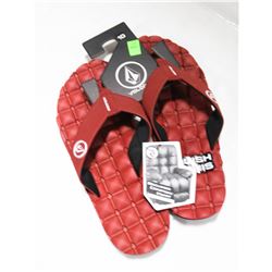 VOLCOM RECLINER MENS SQUISH THIS BLACK/RED/WHITE