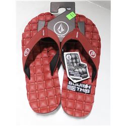 VOLCOM RECLINER MENS SQUISH THIS BLACK/RED/WHITE