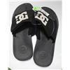 Image 1 : DC BLACK/WHITE GRAPHIC SLIDE ON MENS SANDALS