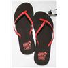 Image 1 : VANS MALTA RED/GOLD WOMENS THONG SANDALS