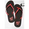 Image 1 : VANS MALTA RED/GOLD WOMENS THONG SANDALS