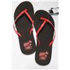 Image 1 : VANS MALTA RED/GOLD WOMENS THONG SANDALS