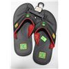 Image 1 : DC BLACK/MULTI MENS THONG SANDALS
