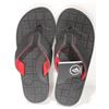 Image 1 : VOLCOM MENS BLACK/RED THONG SANDALS