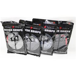 BAG OF 4 RED DRAGON EXTRA LARGE BOXER BRIEFS