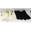 Image 1 : BAG OF BLACK & IVORY ASSORTED COAL WOMENS MITTENS
