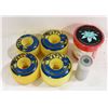 Image 1 : BAG OF 56MM WHEELS, BEARINGS AND HARDWARE