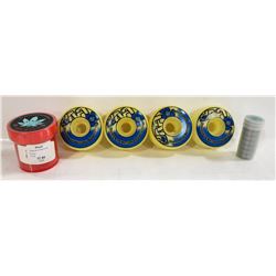 BAG OF 60MM WHEELS, BEARINGS AND HARDWARE