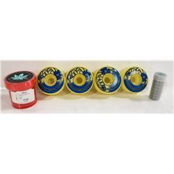 BAG OF 60MM WHEELS, BEARINGS AND HARDWARE