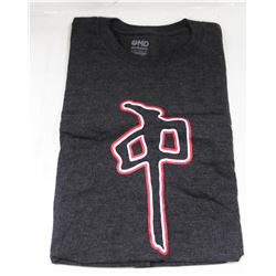 RED DRAGON DARK GREY MENS RED/WHITE LOGO T-SHIRT