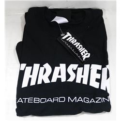 THRASHER BLACK LOGO MENS T-SHIRT