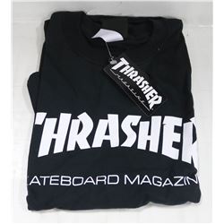 THRASHER BLACK LOGO MENS T-SHIRT