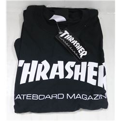 THRASHER BLACK LOGO MENS T-SHIRT