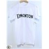 Image 1 : MENS WHITE PLUSH EDMONTON T-SHIRT SIZE SMALL
