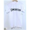Image 1 : MENS WHITE PLUSH EDMONTON T-SHIRT SIZE SMALL