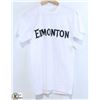 Image 1 : MENS WHITE PLUSH EDMONTON T-SHIRT SIZE SMALL