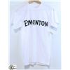 Image 1 : MENS WHITE PLUSH EDMONTON T-SHIRT SIZE SMALL