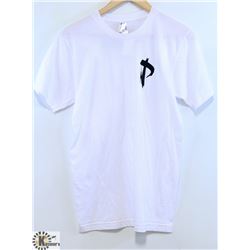 AMERICAN APPAREL MENS WHITE PLUSH T-SHIRT