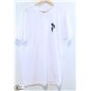 Image 1 : AMERICAN APPAREL MENS WHITE PLUSH T-SHIRT