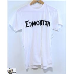 MENS PLUSH EDMONTON WHITE T-SHIRT