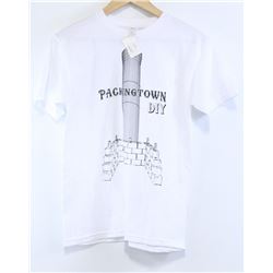 MENS WHITE PACKING TOWN DIY T-SHIRT SIZE SMALL