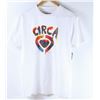 Image 1 : CIRCA MENS WHITE LOGO T-SHIRT SIZE SMALL