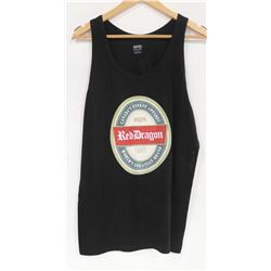 RED DRAGON BLACK MENS LOGO TANK TOP
