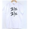 Image 1 : AMERICAN APPAREL WHITE PLUSH "P" T-SHIRT SIZE XL