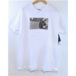 NIXON MENS WHITE PHOTO SERIES T-SHIRT SIZE M