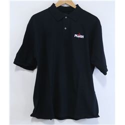 JERZEES PLUSH BLACK MENS POLO SHIRT SIZE L