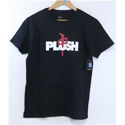 RED DRAGON MENS BLACK PLUSH T-SHIRT SIZE S