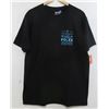 Image 1 : POLER BLACK MENS CAMP VIBES T-SHIRT SIZE LARGE