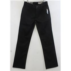 VOLCOM BLACK YOUTH MODERN STRAIGHT CHINO PANTS