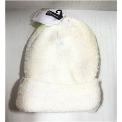 COAL WOMENS WHITE TOQUE.