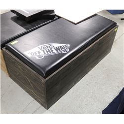 VANS OFF THE WALLS STORAGE DISPLAY/STORAGE BENCH