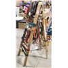 Image 1 : OLD WOODEN LADDER DISPLAY