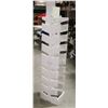 Image 1 : WHITE 16 SLOT SKATE DECK DISPLAY STAND