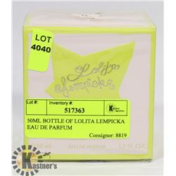 50ML BOTTLE OF LOLITA LEMPICKA EAU DE PARFUM