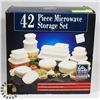 Image 1 : 42PC MICROWAVE FOOD STORAGE SET
