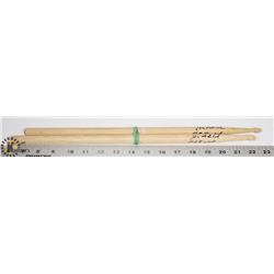 PAIR OF SIGNED CHILLIWACK DRUM STICKS