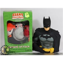 BATMAN BANK AND GIANT MICROBES PLUSH