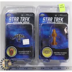 LOT OF 2 STAR TREK EXPANSION PACK FIGURES