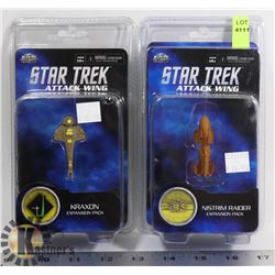 LOT OF 2 STAR TREK EXPANSION PACK FIGURES
