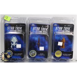 LOT OF 3 STAR TREK EXPANSION PACK FIGURES