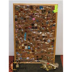 VINTAGE 200 PLUS PINS 1969 -1990'S UNIONS
